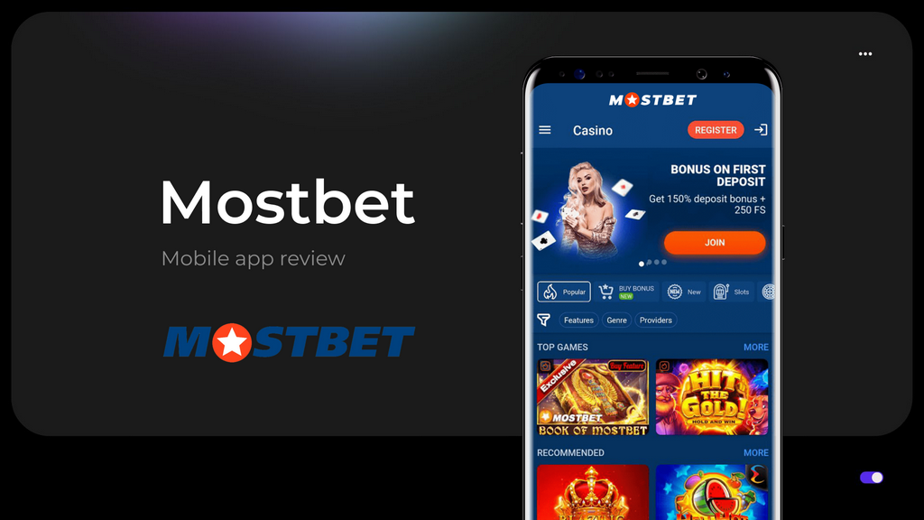 Strona internetowa Mostbet Casino - Aplikacje mobilne