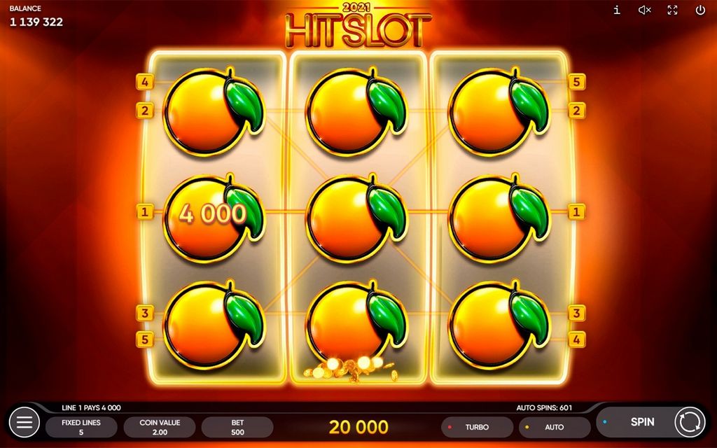 Slot Hit 2021 di Endorphina - Dimostrazione online gratuita
